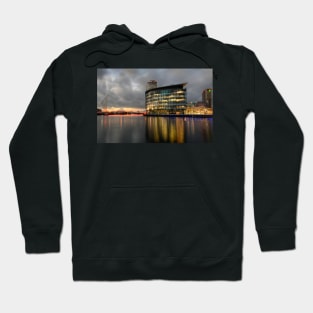 Office Building at Salford Quays with Reflection Hoodie